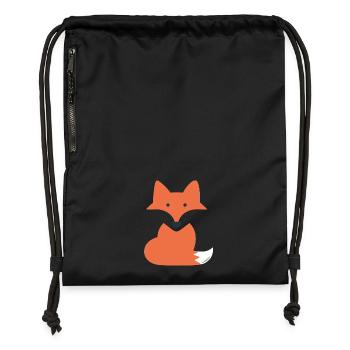 Clean Simplyfox - Gymsac made from recycled material - black - Front
