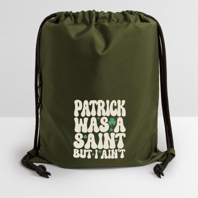 Patrick war ein Heiliger, aber ich bin nicht St. Patrick's Day Turnbeutel aus Recycling-Material