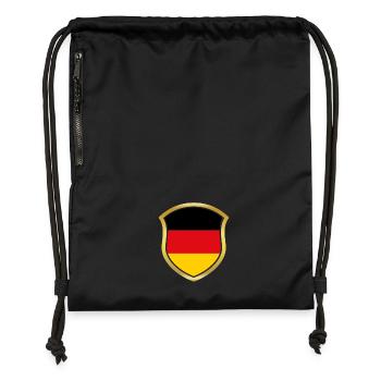 World Champion Champion 2018 wm team Germany png - Gymsac made from recycled material - black - Front