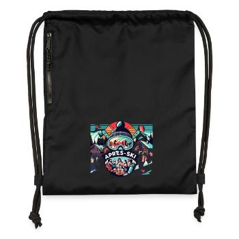 Après-ski - Gymsac made from recycled material - black - Front
