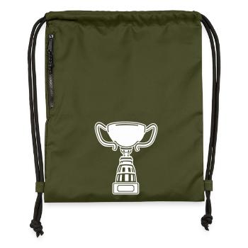 Coupe - Sac à cordon en polyester recyclé - military green - Devant