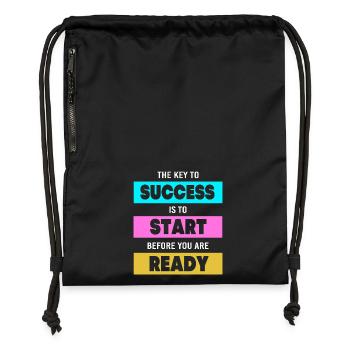 Entrepreneur Workaholic - Gymsac made from recycled material - black - Front
