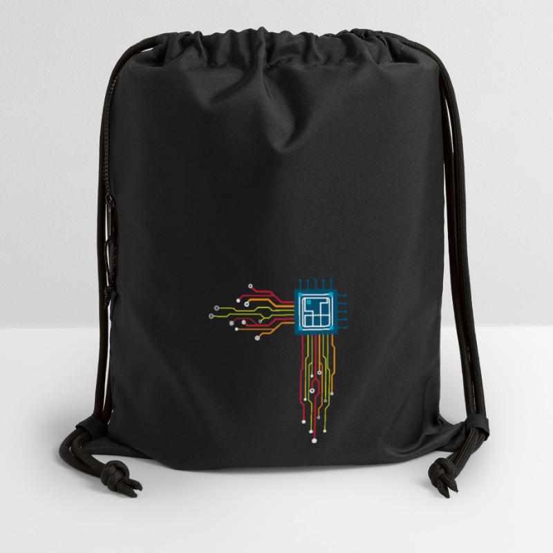 Computer chip - Creative illustration Gymsac made from recycled material