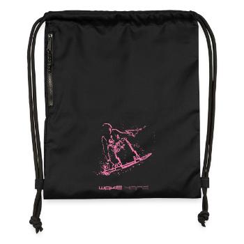 wakeboarder - Gymsac made from recycled material - black - Front