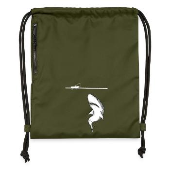 Big Fish - Gymsac made from recycled material - military green - Front
