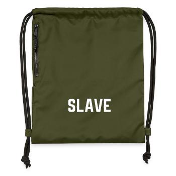 slave - Gymsac made from recycled material - military green - Front