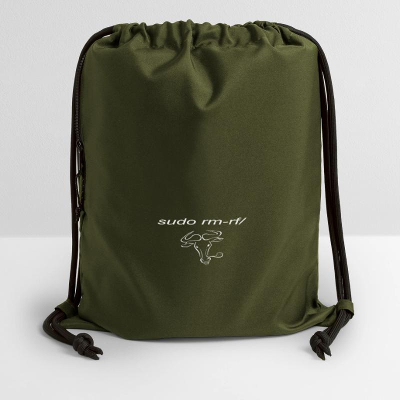 Linux sudo avec Linux Gnu Sac à cordon en polyester recyclé