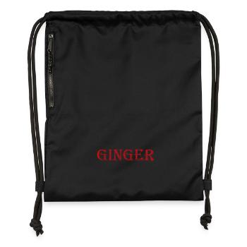 Ginger - Gymsac made from recycled material - black - Front