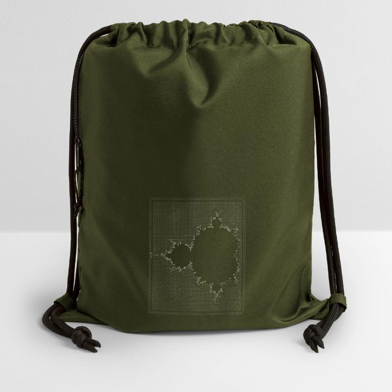 nerd mandelbrot ascii apfelmännchen code programer Turnbeutel aus Recycling-Material