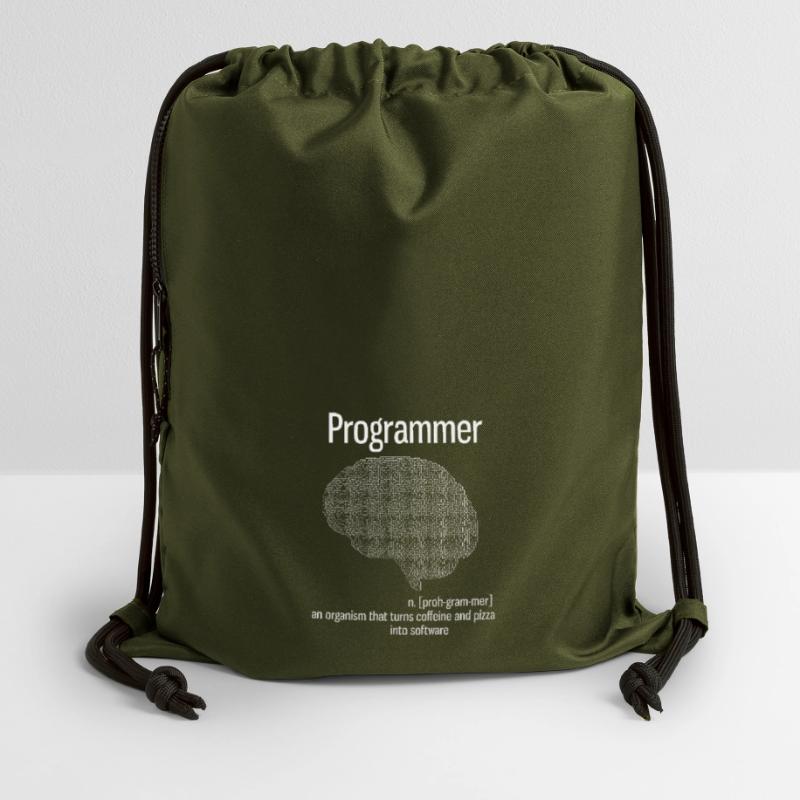 programmer brain pc computer definition pizza lo Gymsac made from recycled material