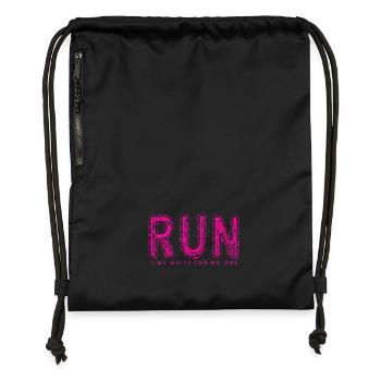 RUN - Gymsac made from recycled material - black - Front