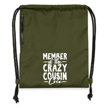 Cousin - Turnbeutel aus Recycling-Material - military Green - Vorne