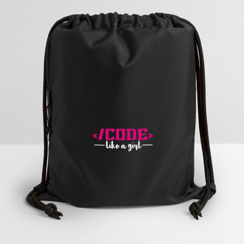 Codage Programmation informatique Sac à cordon en polyester recyclé