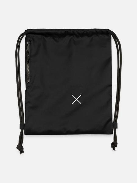 Drum Sticks Pocket - Turnbeutel aus Recycling-Material - Schwarz