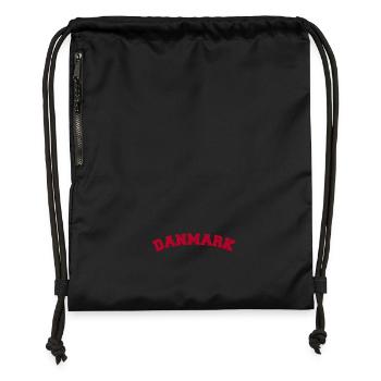 Danmark Denmark - Gymsac made from recycled material - black - Front