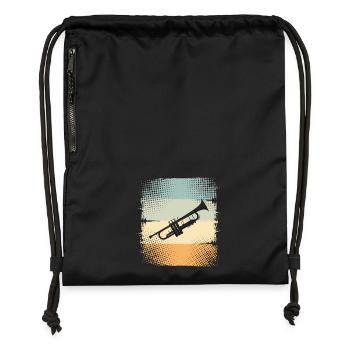 Trumpet - Gymsac made from recycled material - black - Front