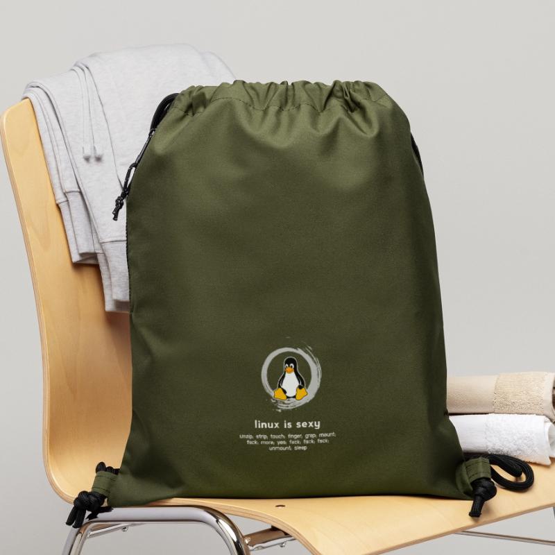 Admin Ordinateur pc programmeur Code du système Sac à cordon en polyester recyclé