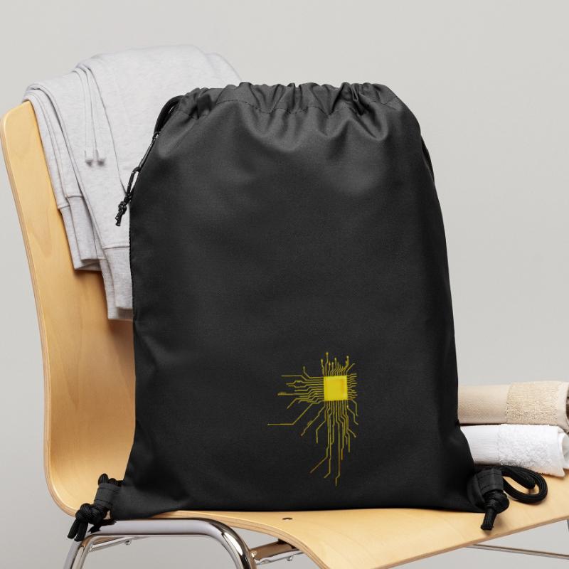 platine Core cpu Computer Nerd Programmierer admin Turnbeutel aus Recycling-Material