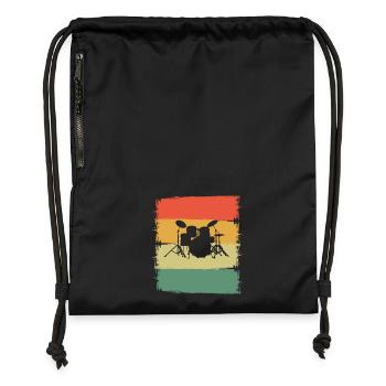 Percussion - Gymsac made from recycled material - black - Front