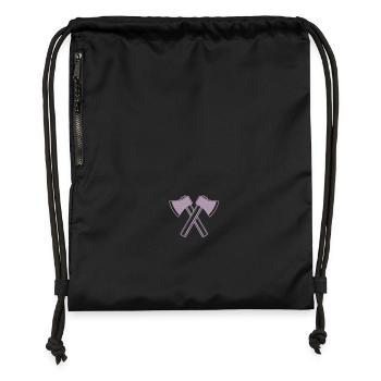 Axe Axes Bûcheron Forestier - Sac à cordon en polyester recyclé - noir - Devant