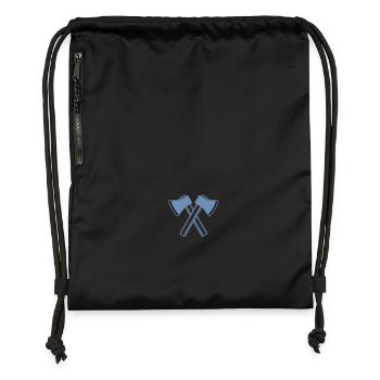 Axe Axes Bûcheron Forestier - Sac à cordon en polyester recyclé - noir - Devant