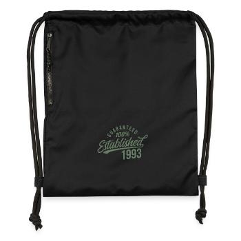 Guaranteed Established and Published in the Year - Gymsac made from recycled material - black - Front