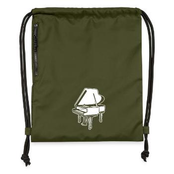 Wing - Gymsac made from recycled material - military green - Front