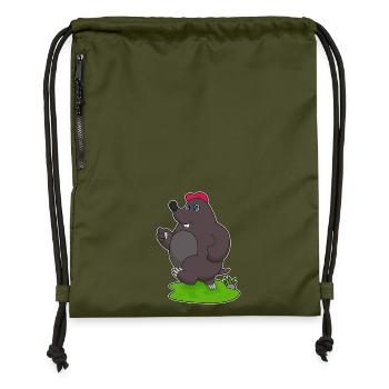 Mole Jogger Jogging Sports - Gymsac made from recycled material - military green - Front