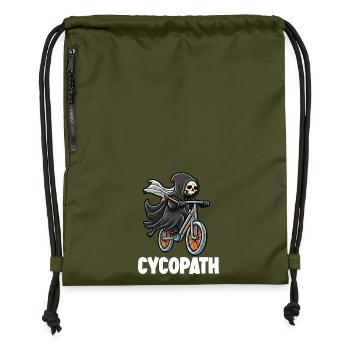 Mountainbike Cycopath - Turnbeutel aus Recycling-Material - military Green - Vorne