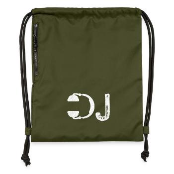 DJ Headphone Shirt I Heart Being A DJs Party Tee - Sac à cordon en polyester recyclé - military green - Devant