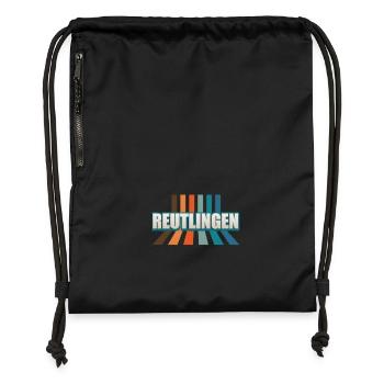 Reutlingerin Reutlinger Reutlingen - Gymsac made from recycled material - black - Front