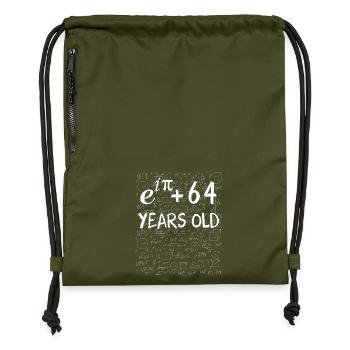 63. Geburtstag 63 Jahre Euler - Turnbeutel aus Recycling-Material - military Green - Vorne