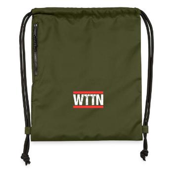 Witten Wittenerin Wittener Stadt Witten - Turnbeutel aus Recycling-Material - military Green - Vorne