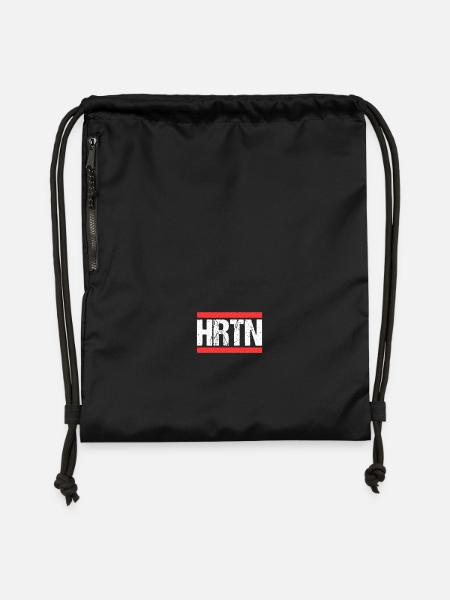 Hertenerin Hertener Herten - Gymsac made from recycled material - black