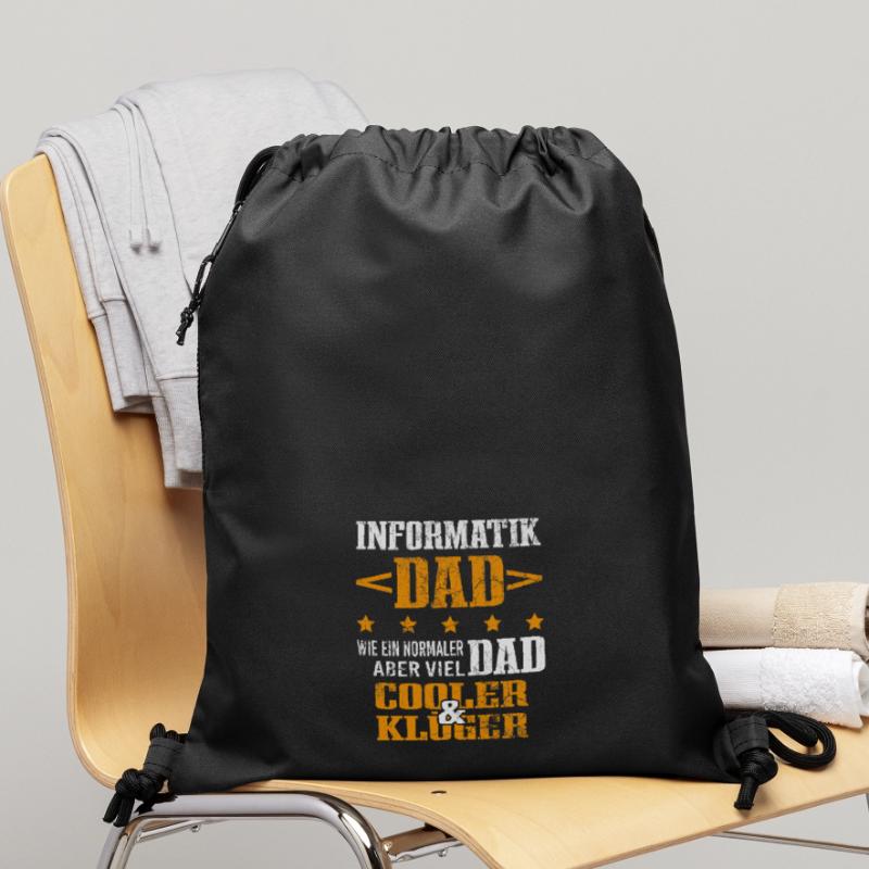 Informatiker Vater Programmierer Technik-Nerd Turnbeutel aus Recycling-Material