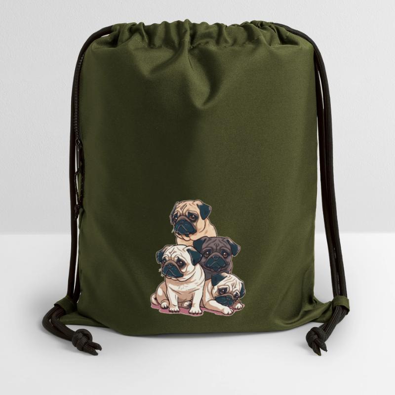 Pug Stack Gymsac made from recycled material