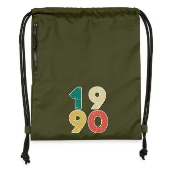 1990 - Year 1990 - Year 1990 - Gymsac made from recycled material - military green - Front