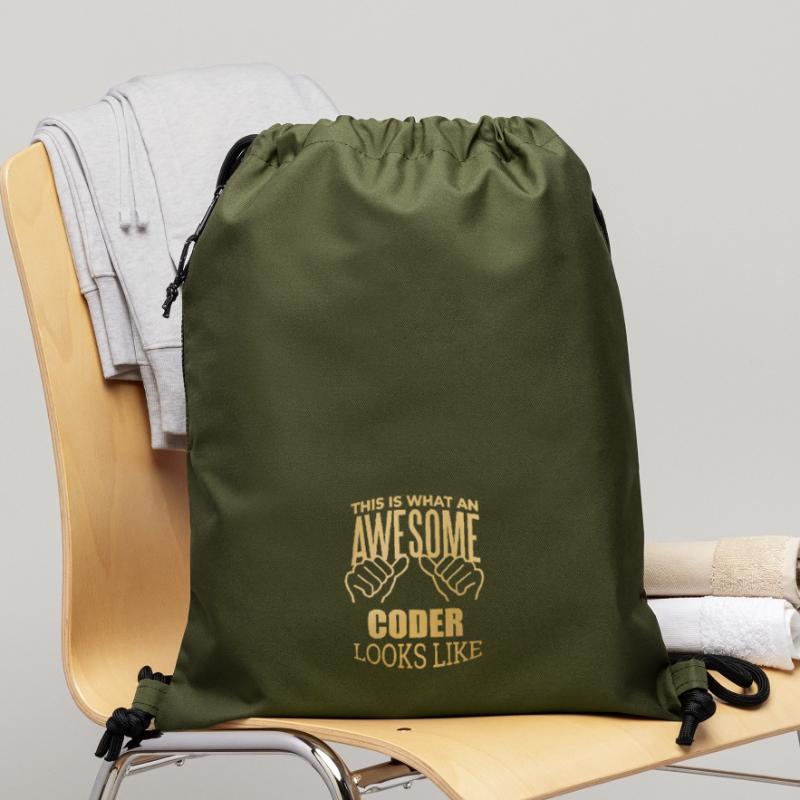 Codage Codage Codage Sac à cordon en polyester recyclé