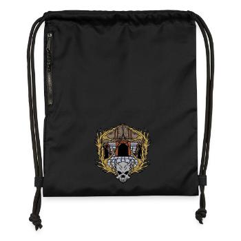 Dungeons Skeleton Magic Dungeon - Gymsac made from recycled material - black - Front