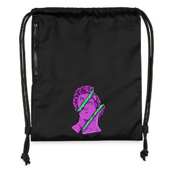Ancient God Greek Mediocretes Mythology - Gymsac made from recycled material - black - Front