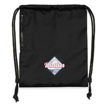 Dallas Texas City United States Vintage USA - Gymsac made from recycled material - black - Front