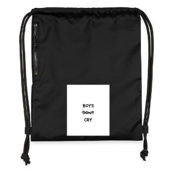 BOYS DONT CRY - Turnbeutel aus Recycling-Material - military Green - Vorne