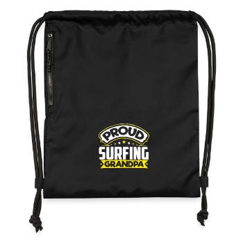 Sports Papy Surf Papi - Sac à cordon en polyester recyclé - military green - Devant