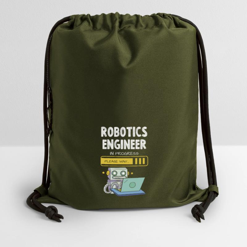 Robotics Engineer In Progress Please Wait Gymsac made from recycled material
