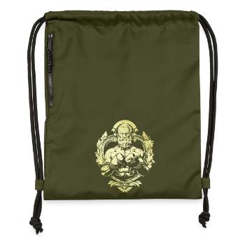 Combattant Boxeur - Sac à cordon en polyester recyclé - military green - Devant