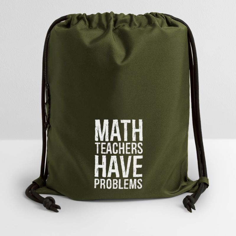 math teachers have problems Turnbeutel aus Recycling-Material