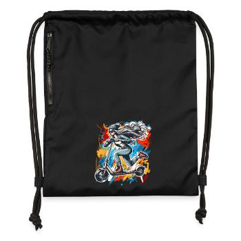 Kick Scooters E-Scooters E-Scooters - Gymsac made from recycled material - black - Front