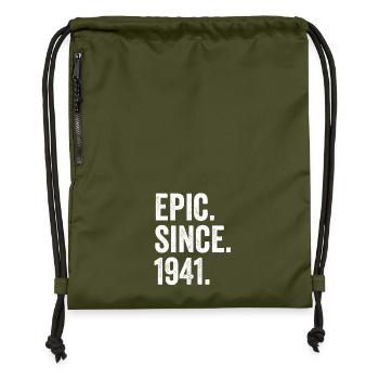 Epic Since 1941 Birth Year Birthday - Gymsac made from recycled material - military green - Front