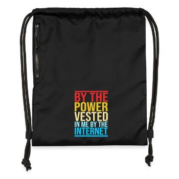 Pastor - Gymsac made from recycled material - black - Front