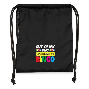 Bingo Players on the Way to Bingo - Gymsac made from recycled material - black - Front